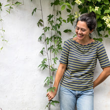 boat neck ANEGADA | view B | organic cotton | sustainable sewing