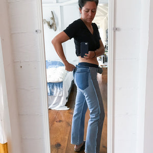 halfmoon 101 JEANS | baste-fitting your jeans muslin / toile (Sew Along Day 4)