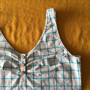 ballet top DELPY | button placket