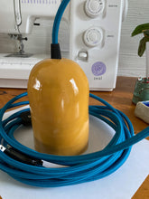Yellow Ceramic Pendant Lamp
